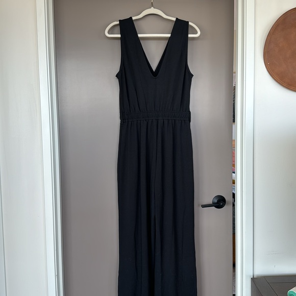 The Drop Women’s Black Sleeveless Jumpsuit Caralynmirand with Belt Loops NWT - Picture 11 of 16